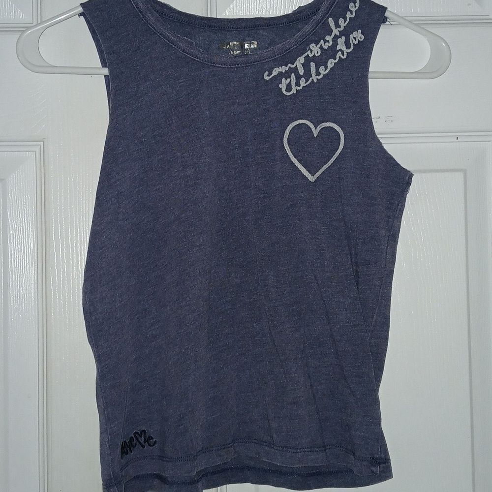 Butter Vintage Camping is Where the Heart is tank top Sz M (8/10)  NWOT